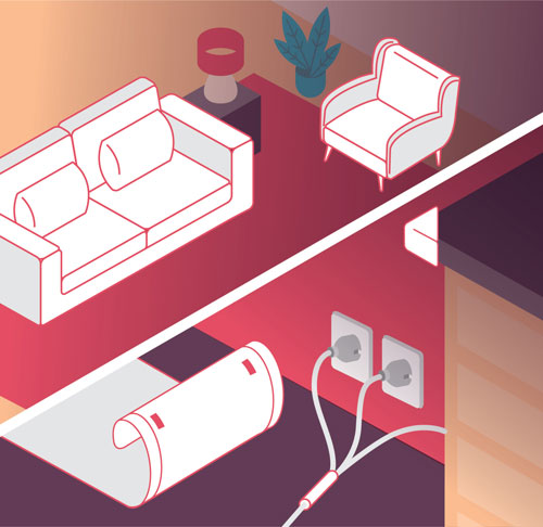 dispositivos de segurança para uma sala segura